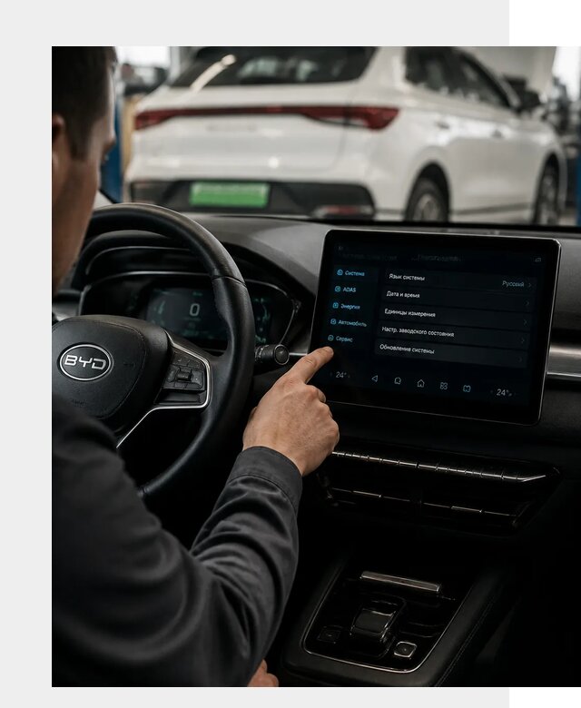Русификация BYD E2 в Тюмени от 15208 р. | ФастМобиль-Тюм под ключ
