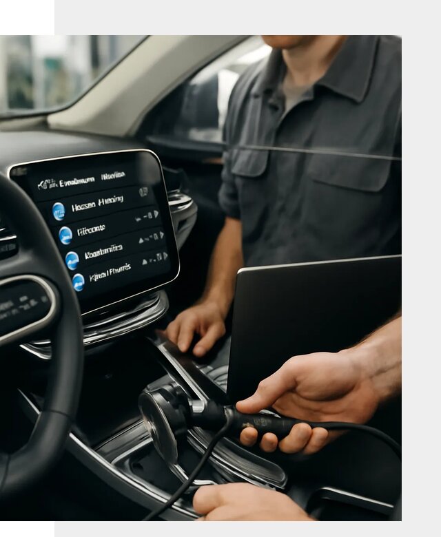 Установка приложений Geely для мультимедиа автомобиля в Тюмени