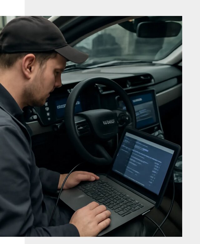 Профессиональная русификация автомобилей Lynk Co в Тюмени