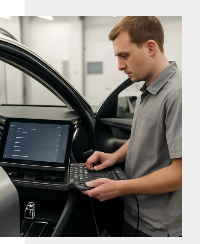 Русификация мультимедиа автомобилей Lynk Co в Тюмени