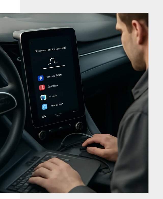 Установка приложений Lynk Co на автомобиль в Тюмени
