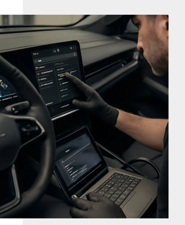 Русификация приборной панели Rising автомобиля в Тюмени