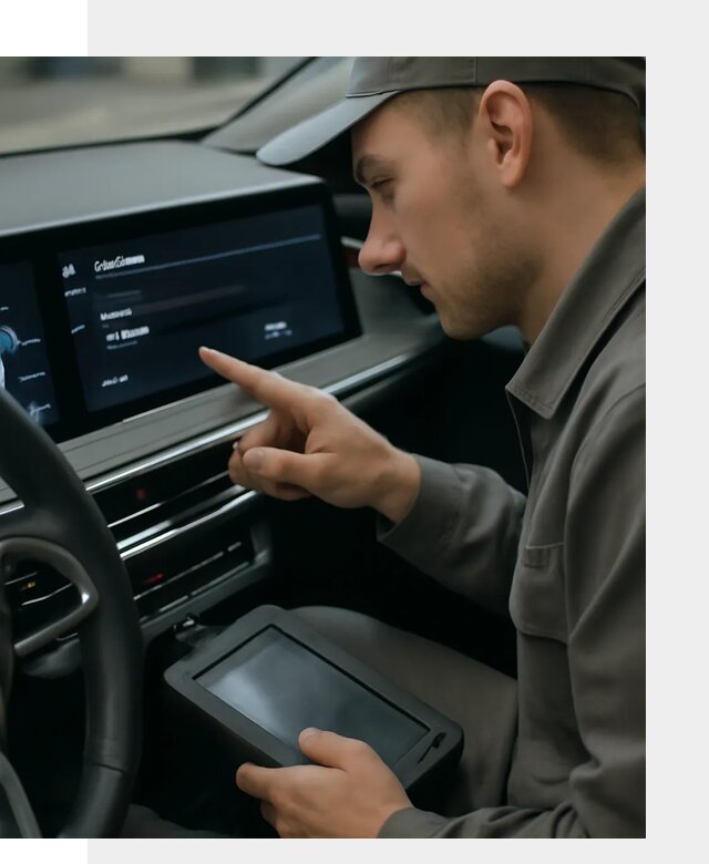 Русификация приборной панели автомобиля Voyah в Тюмени