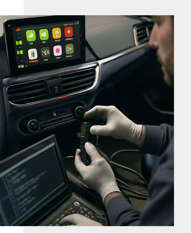 Активация Apple CarPlay в Тюмени для штатной мультимедиа
