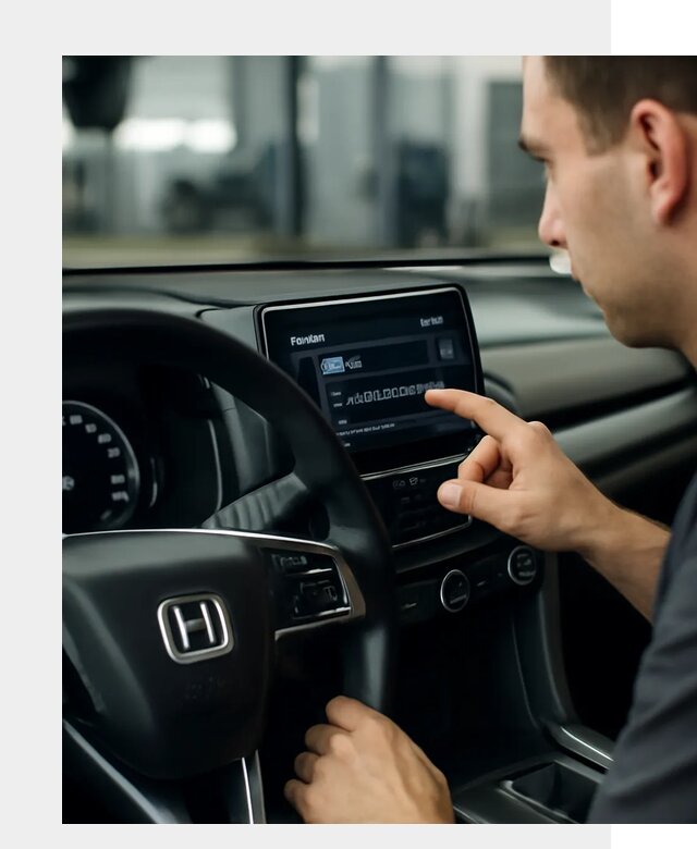Русификация панели приборов Honda в Тюмени по цене 5104 ФастМобиль-Тюм